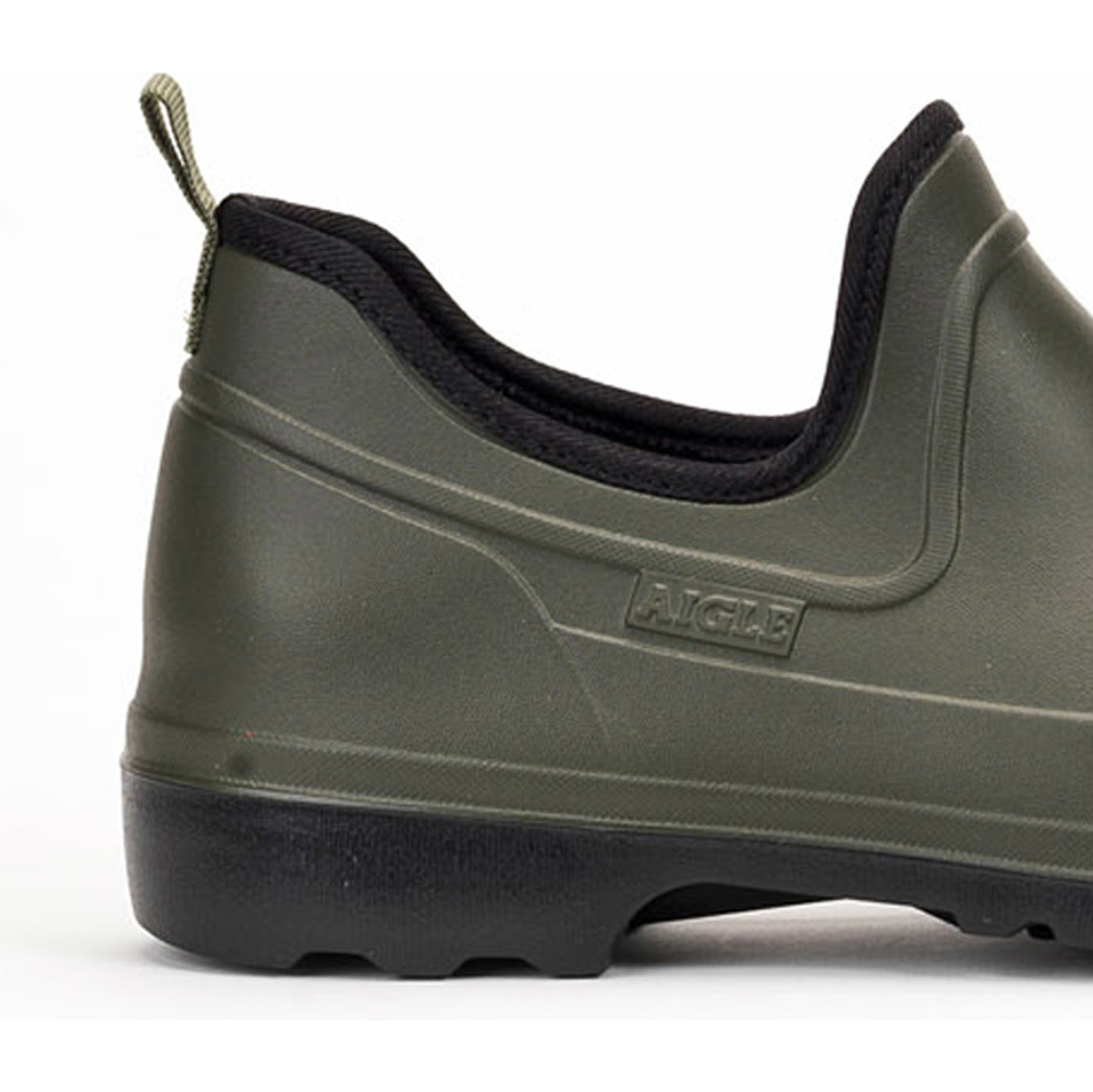 Aigle Mens Taden Plus Clogs - Khaki / Black